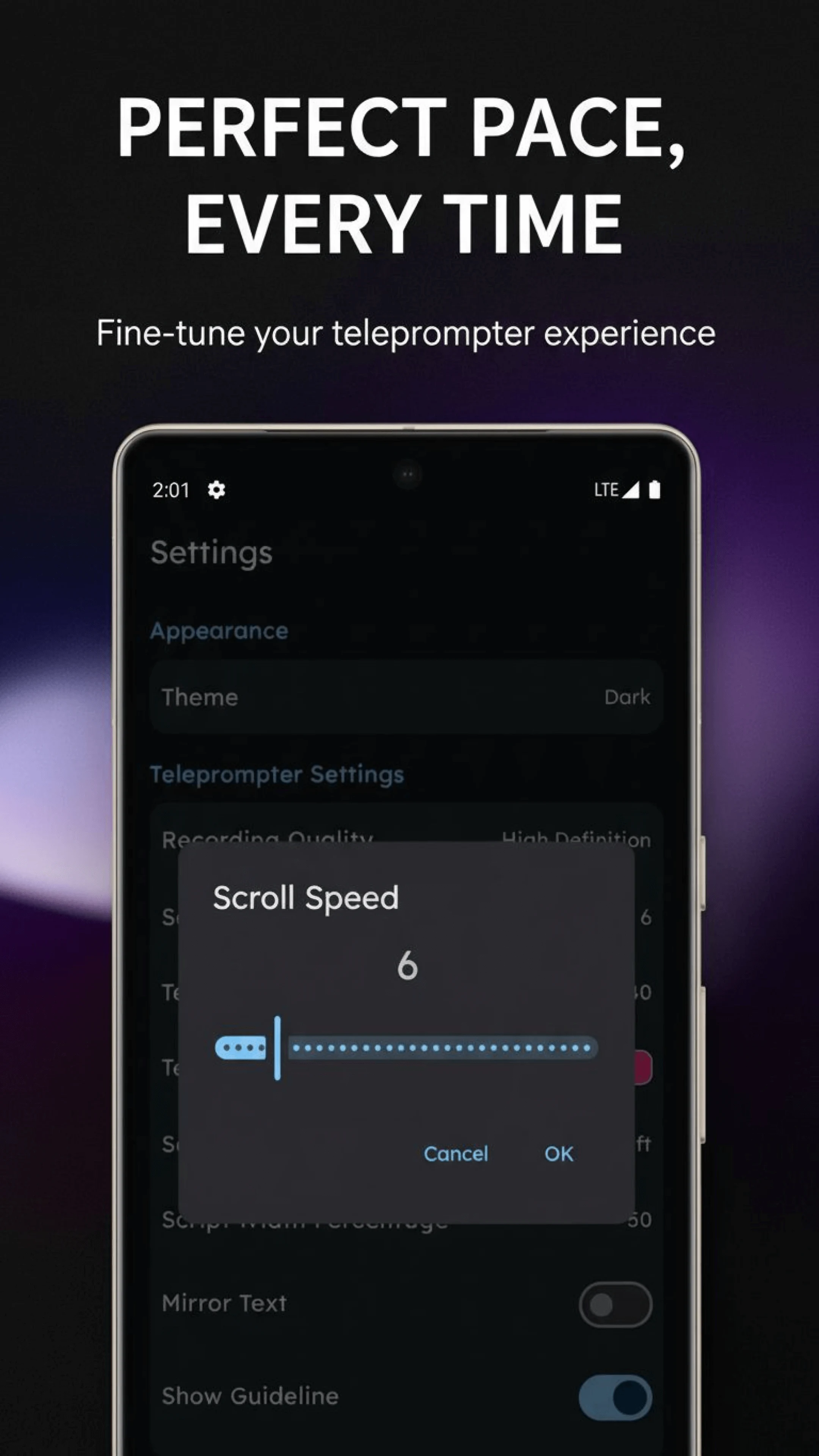 Easy Teleprompter for Creators screenshot