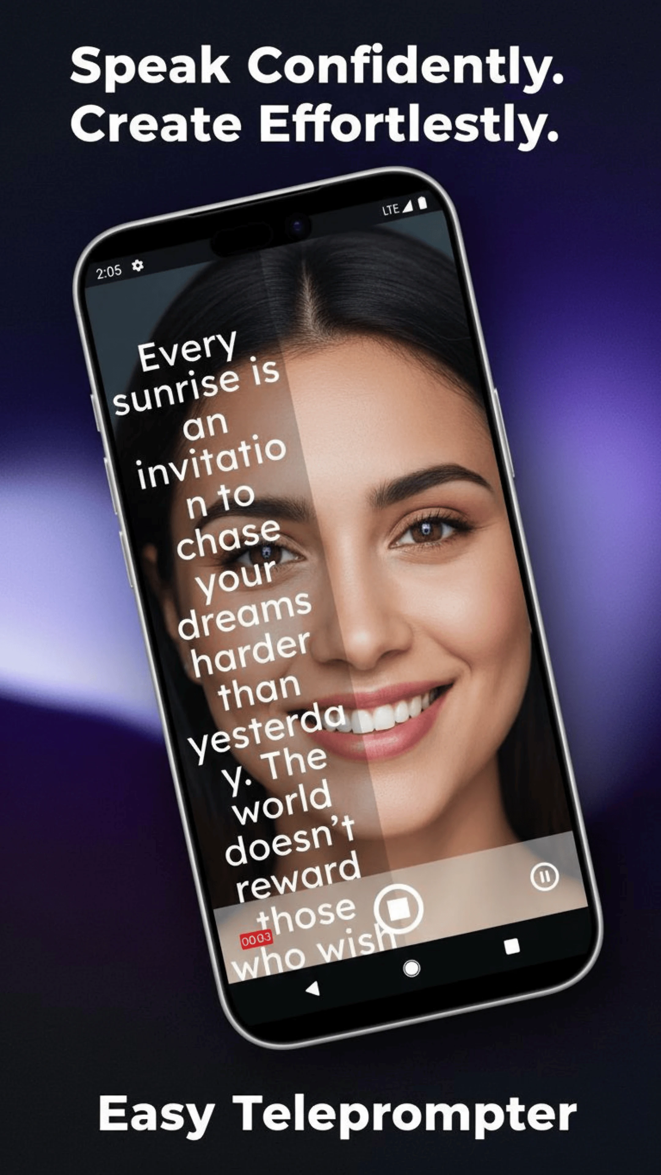 Easy Teleprompter for Creators screenshot